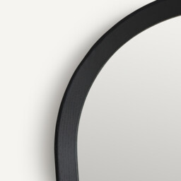 Orion Square Mirror in Solid Oak, H60cm - thumbnail 4