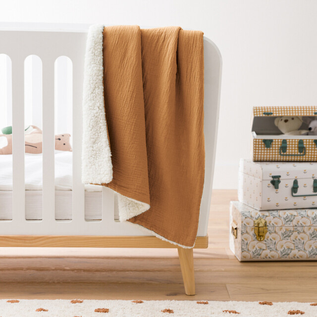 Kumla Cotton Muslin & Fleece Baby Blanket - image 1