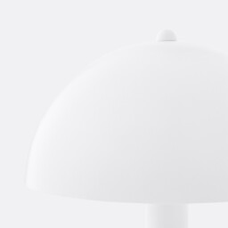 Table Lamp Mushroom Shape in Iron Metal Capi - thumbnail 4