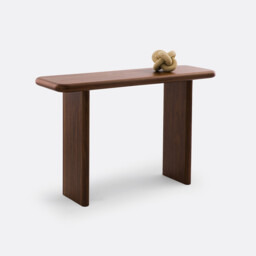 Curva Walnut Veneer Console