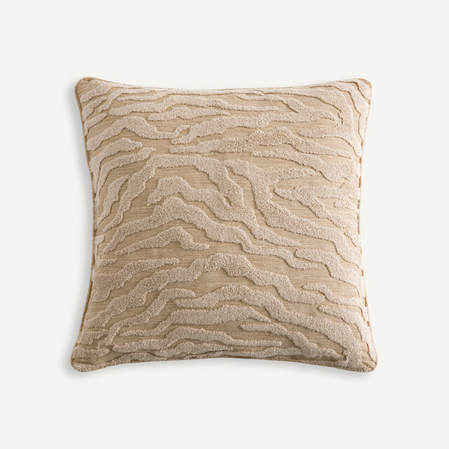 Megara Embroidered Fleece Cushion Cover - image 1