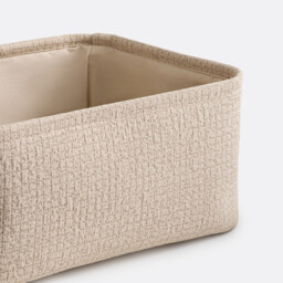 Set of 3 Itang Embossed Fabric Baskets - thumbnail 3