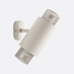 Leila Iron/Opaline Glass Double Articulated Wall Light - thumbnail 4
