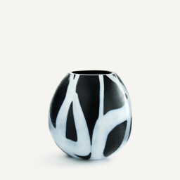 Neza Hand-Blown Glass Vase, H20cm - thumbnail 3