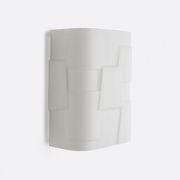 Partitione Wall Light in Opaline Glass