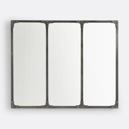 Lenaig Industrial Metal Mirror 120x100cm - thumbnail 1