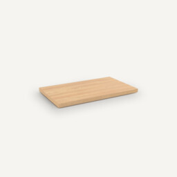 Set of 2 Johanez 60cm Oak Veneer Shelves - thumbnail 1
