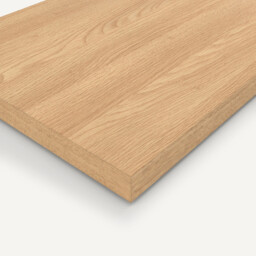 Set of 2 Johanez 60cm Oak Veneer Shelves - thumbnail 4