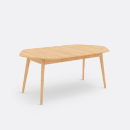 Biface 4-10 Seater Extending Dining Table in Oak and Veneer - thumbnail 4