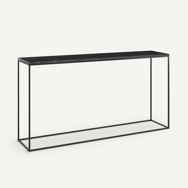 Mahaut XL Marble & Metal Console Table - image 1