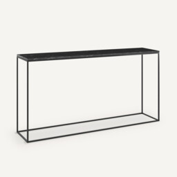 Mahaut XL Marble & Metal Console Table - thumbnail 1