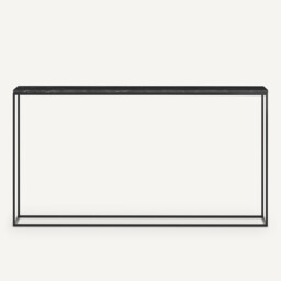 Mahaut XL Marble & Metal Console Table - thumbnail 2