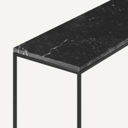 Mahaut XL Marble & Metal Console Table - thumbnail 3