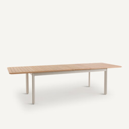 Isabbo Teak & Aluminium Extendable Garden Table (Seats 8-12) - thumbnail 4