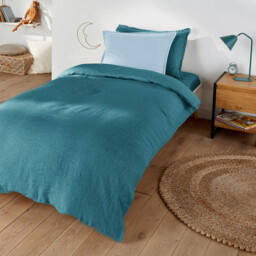 Linot Plain 100% Washed Linen Duvet Cover - thumbnail 1