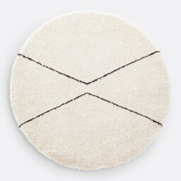 Luna Round Berber Style Rug - thumbnail 3