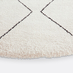 Luna Round Berber Style Rug - thumbnail 4
