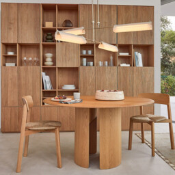 Mikube One Door Bookcase in Oak and Veneer - thumbnail 3