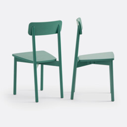 Set of 2 Jodi Coloured Chairs in Solid Beech - thumbnail 2