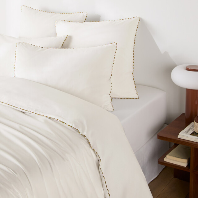Elya Cotton Percale Duvet Cover - image 1