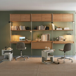 Archivita Cabinet in Oak Veneer W110 X D35cm - thumbnail 2