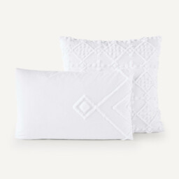 Pintu Tufted 100% Organic Cotton 300 Thread Count Pillowcase - thumbnail 1