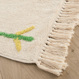 Dybala Berber-Style Child's Organic Cotton Rug - thumbnail 3