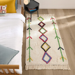 Dybala Berber-Style Child's Organic Cotton Rug