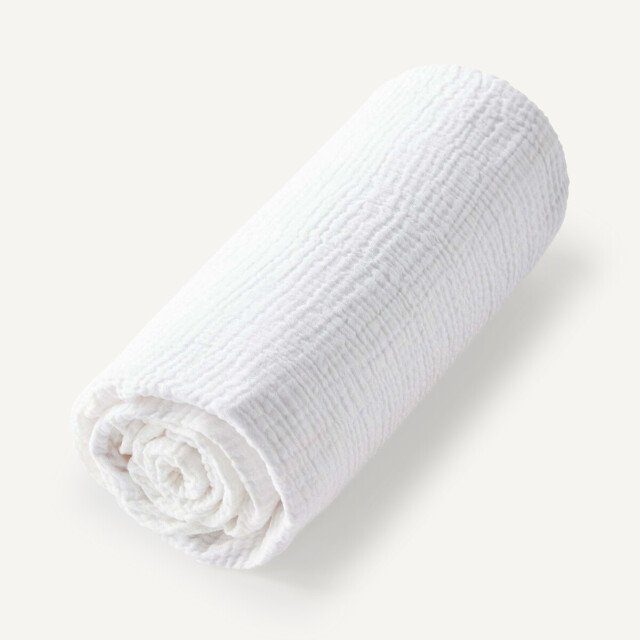 Cuddly Organic Cotton Muslin 200 Thread Count Fitted Sheet