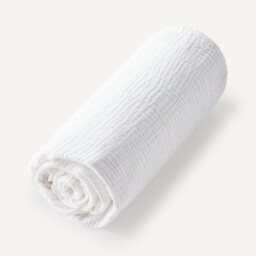 Cuddly Organic Cotton Muslin 200 Thread Count Fitted Sheet