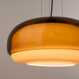 Kinoko 45cm Diameter Coloured Glass Ceiling Light - thumbnail 4