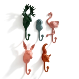 Malou Moose Wall Coat Hook - thumbnail 3