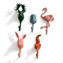 Malou Moose Wall Coat Hook - thumbnail 2