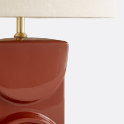 Topia Ceramic & Linen Table Lamp - thumbnail 4