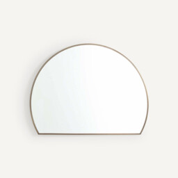 Caligone 60cm High Metal Semicircle Mirror