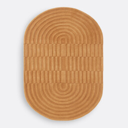 Malko Oval Wool Rug - thumbnail 3