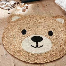 Osora Bear's Head Jute Rug - thumbnail 3