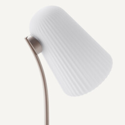 Fosca Metal & Glass Floor Lamp - thumbnail 3