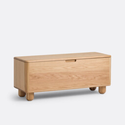 Piero Bench/Storage Box in Oak and Veneer