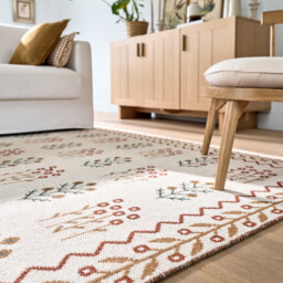 Justin 77% Wool Flat Weave Rug - thumbnail 2