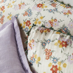 Missia Cotton Muslin Duvet Cover - thumbnail 4