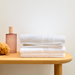 Kheops Face Towels in Egyptian Cotton 600g/m2 in Set of 4 - thumbnail 2