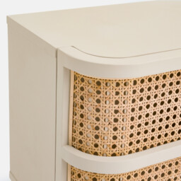 Laora Rattan Cane Bedside Table with 1 Drawer - thumbnail 4