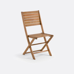Set of 2 Napli Acacia Garden Chairs - thumbnail 2