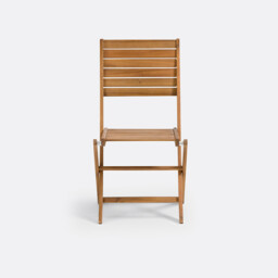 Set of 2 Napli Acacia Garden Chairs - thumbnail 3