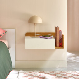 Jimi Floating Bedside Table, Left-Hand Side - thumbnail 2