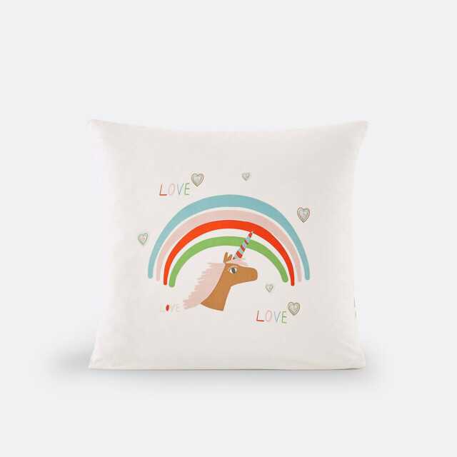 Licorne Pillowcase in Unicorn Print Organic Cotton - image 1
