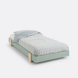 Pyla Solid Pine Stackable Bed with Bed Base - thumbnail 1