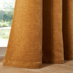 Calda Curtain in Velvet Look Chenille with Eyelets - thumbnail 3