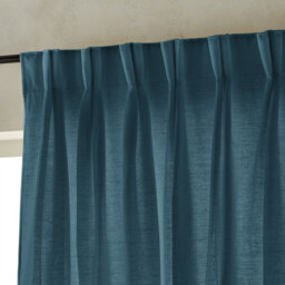 Cotton Lined Linen Curtain, Flemish Pleats, Colin - thumbnail 2